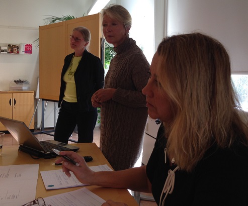 Leena Odebo, Helle Wijk och Ann-Christin Kärrman